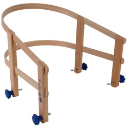 Dossier de luge en bois en PVC
