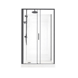 Cabine de douche Zéphyr rectangulaire 90 x 115 x 205 cm AURLANE