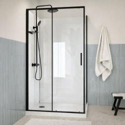 Cabine de douche Zéphyr rectangulaire 90 x 115 x 200 cm AURLANE