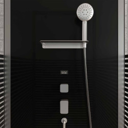 Cabine de douche Study 2 carrée 70 x 70 x 215 cm AURLANE