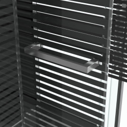 Cabine de douche Study 2 carrée 80 x 80 x 215 cm AURLANE