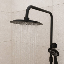 Colonne de douche Arty noire AURLANE
