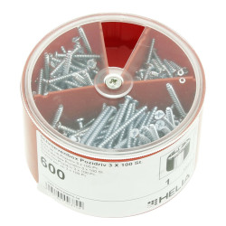 Vis de montage Pozidriv 300 pièces HELIA