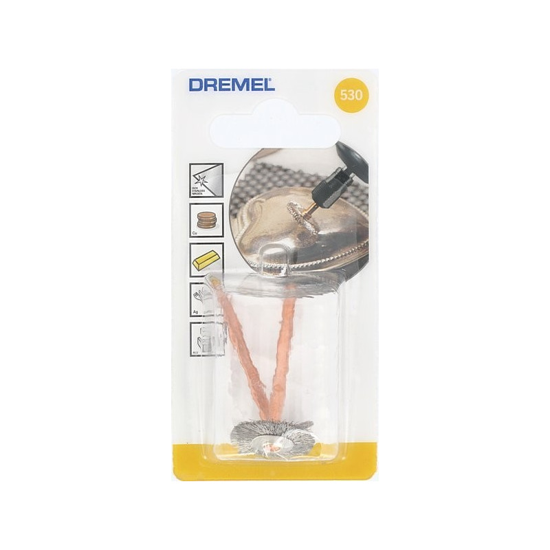 Brosse DREMEL Acier 19mm – Nettoyage Puissant | DREMEL


