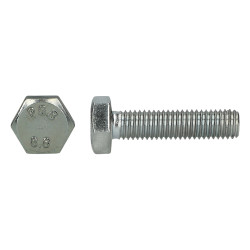 Vis à tête hexagonale DIN933 5 x 25 mm 15 pièces PGB-FASTENERS