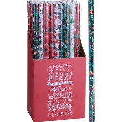 Papier cadeau de Noël 70 x 200 cm 3 pièces