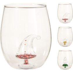 Verre figurine de Noël 50 cl