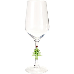 Verre à vin figurine de sapin 38 cl