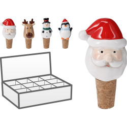 Bouchon de bouteille de Noël 5 x 4