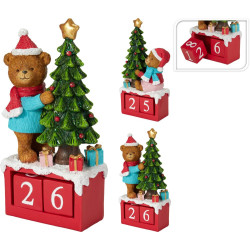 Calendrier de l'Avent cube en résine 11