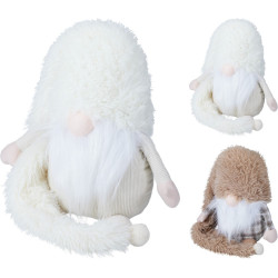 Gnome en polyester avec long bonnet 116 cm
