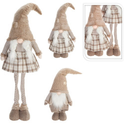 Gnome avec jambes télescopiques en polyester 30 x 18 x 135 cm