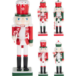 Figurine Casse-Noisette sucrerie en bois 25 cm
