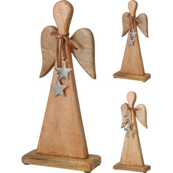 Ange en bois 15 x 6 x 32 cm