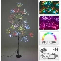 Arbre feu d'artifice LED multicouleur 180 cm