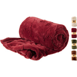 Plaid de Noël motif renne 120 x 150 cm