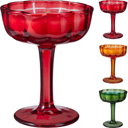 Bougie parfumée verre à pied Ø 10 x 13 cm