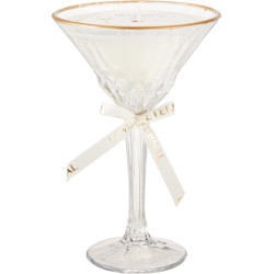 Bougie parfumée verre à cocktail Ø 11