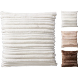 Coussin en tissu flanelle 45 x 45 cm