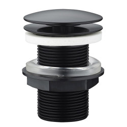Bonde de lavabo à écoulement libre noire Ø 63 mm ROUSSEAU