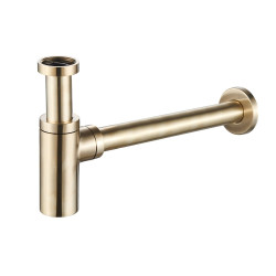 Siphon de lavabo Design laiton brossé ROUSSEAU