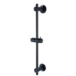 Barre de douche universelle noire ROUSSEAU