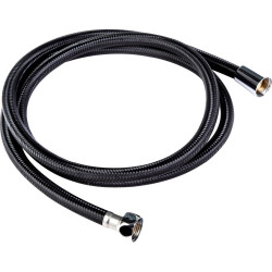 Flexible de douche en nylon noir 1