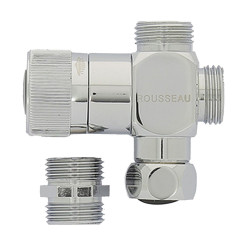 Inverseur 2 voies pour set de douche chrome ROUSSEAU