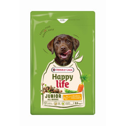 Sac de croquettes pour chien Happy life Junior Poulet 2