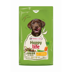 Sac de croquettes pour chien Happy life Junior Poulet 7