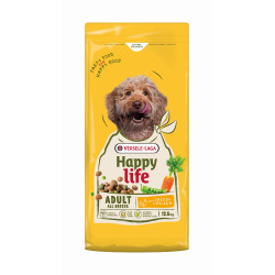 Sac de croquettes pour chien Happy life Adult Poulet 12