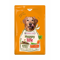 Sac de croquettes pour chien Happy life Adult Bœuf 2