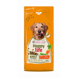 Sac de croquettes pour chien Happy life Adult Bœuf 12