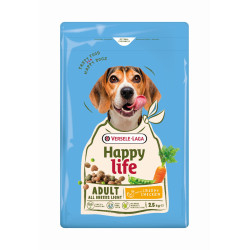 Sac de croquettes pour chien Happy life Adult Light Poulet 2