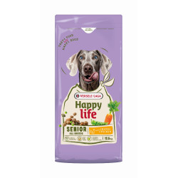 Sac de croquettes pour chien Happy life Senior Poulet 12