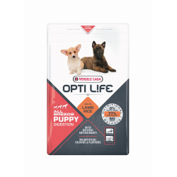 Sac de croquettes pour chiot Opti Life Digestion Agneau 2