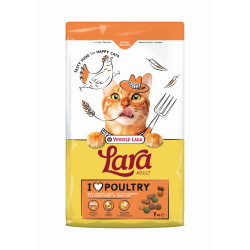 Sac de croquettes pour chat Lara Adult Dinde et Poulet 7 kg