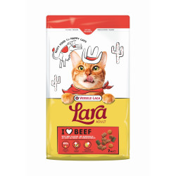Sac de croquettes pour chat Lara Adult Bœuf 7 kg