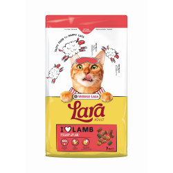 Sac de croquettes pour chat Lara Adult Agneau 7 kg