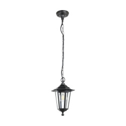 Suspension extérieure Laterna noire E27 60 W EGLO