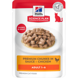 Sachet de pâtée pour chat adulte Science Plan Poulet 85 g HILL'S
