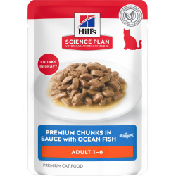 Sachet de pâtée pour chat adulte Science Plan Poisson de mer 85 g HILL'S