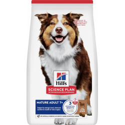 Croquettes chien mature race moyenne agneau riz 12 kg | HILL'S