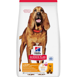 Croquettes chien mature race moyenne Light poulet 12 kg | HILL'S