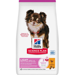 Croquettes chien petite race Light poulet 6 kg | Small & Mini | HILL'S