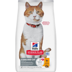 Croquettes chat stérilisé Poulet 7 kg | HILL'S Sterilised