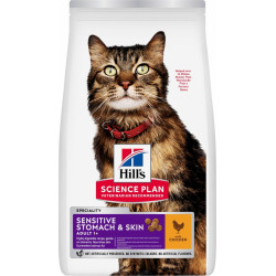 Croquettes chat sensible Poulet 7 kg | HILL'S Sensitive