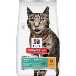 Croquettes chat adulte Perfect Weight 7 kg | HILL'S Poulet