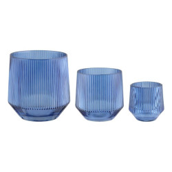 Photophore Bezamby bleu 3 pièces EGLO