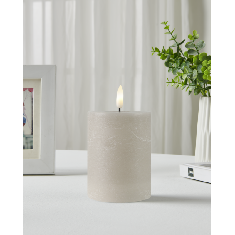 Bougie LED Leskino taupe 10 cm | EGLO